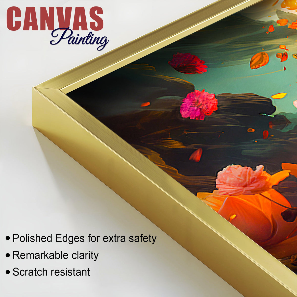 Calm & Peaceful Buddha Canvas Painting for Home Walls