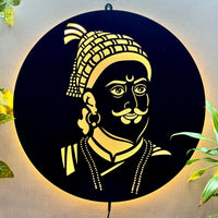 Chhatrapati Shivaji Maharaj LED Wall Frame for Wall Decor