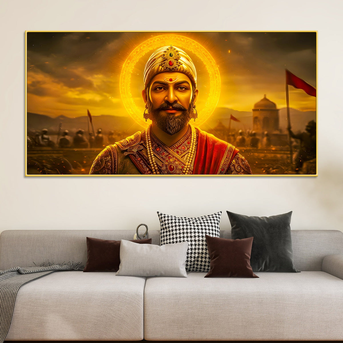 Chhatrapati Shivaji Maharaj  Wall Paining for Home & Office