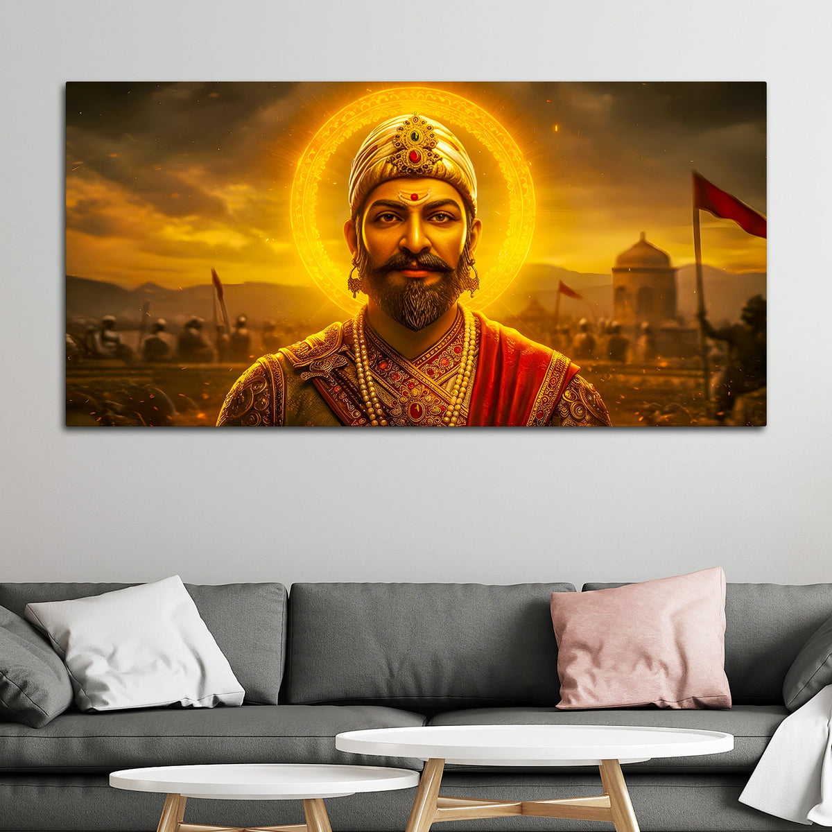 Chhatrapati Shivaji Maharaj  Wall Paining for Home & Office