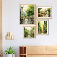 City & Nature Wall Frame Set of Four