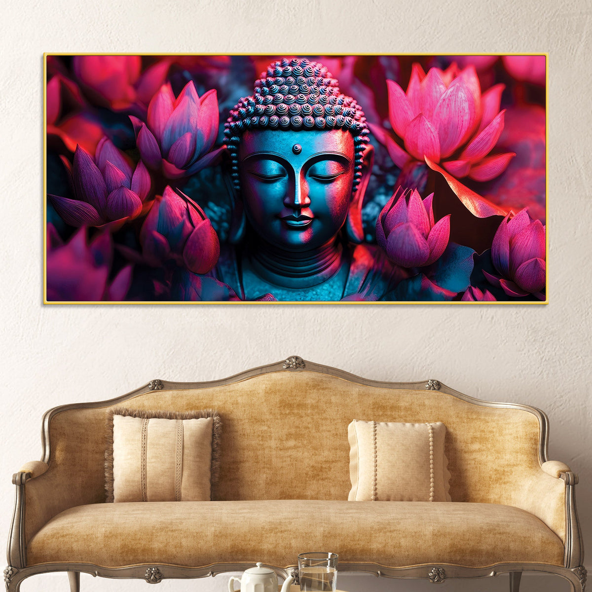 Classic Buddha Painting for Spiritual Decor