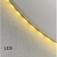 Classic Harmony Circular Glow LED Light Wall Panel with Planter for Home & Office Spaces