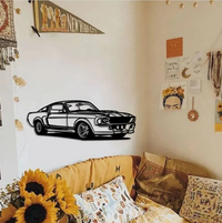 Classic Muscle Car Metal Wall Art | Car Wall Decor