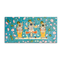 Classic Nathdwara Shrinathji Pichwai Painting on Canvas – Spiritual Decor