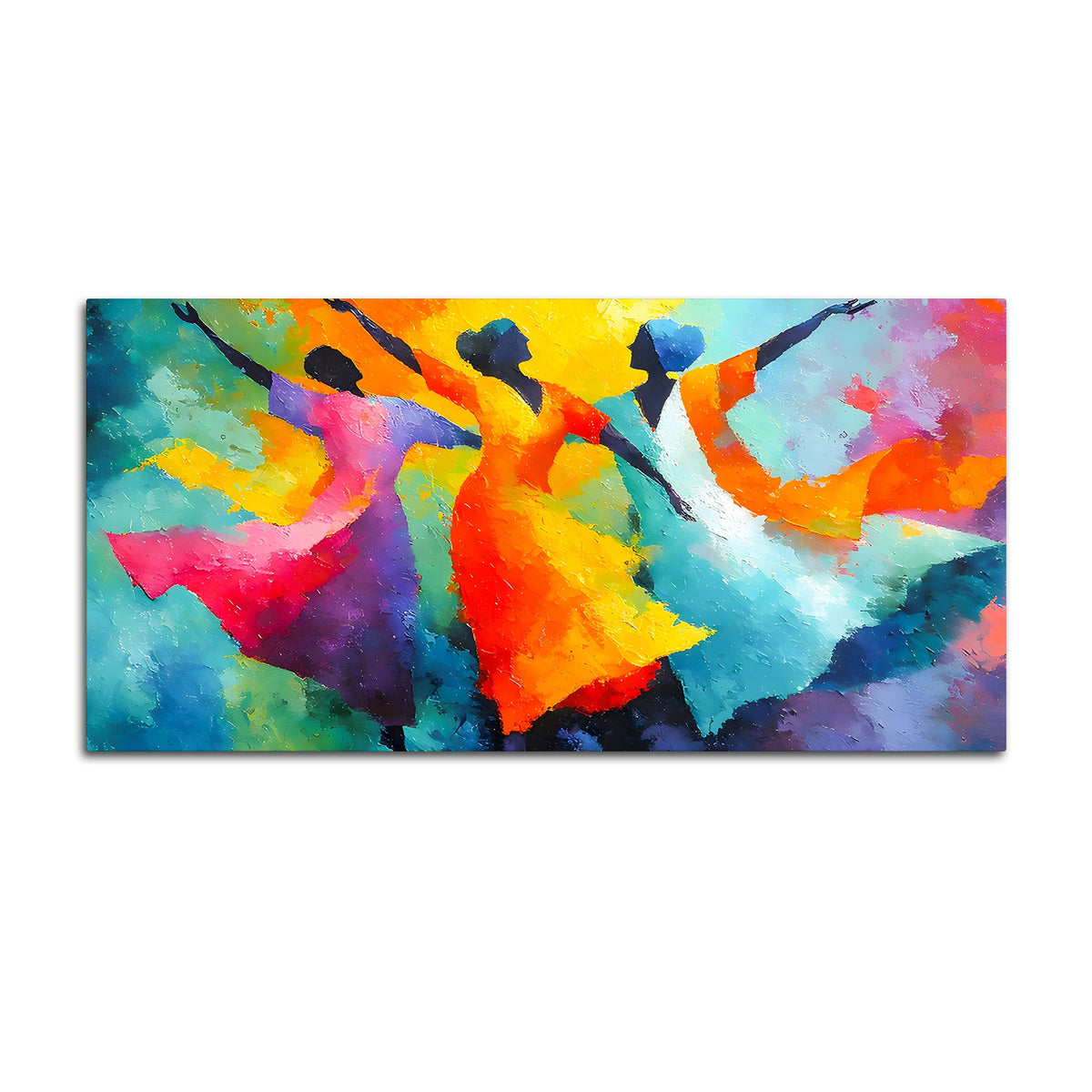 Colorful Dancing Art Canvas Wall Painting for Modern Home