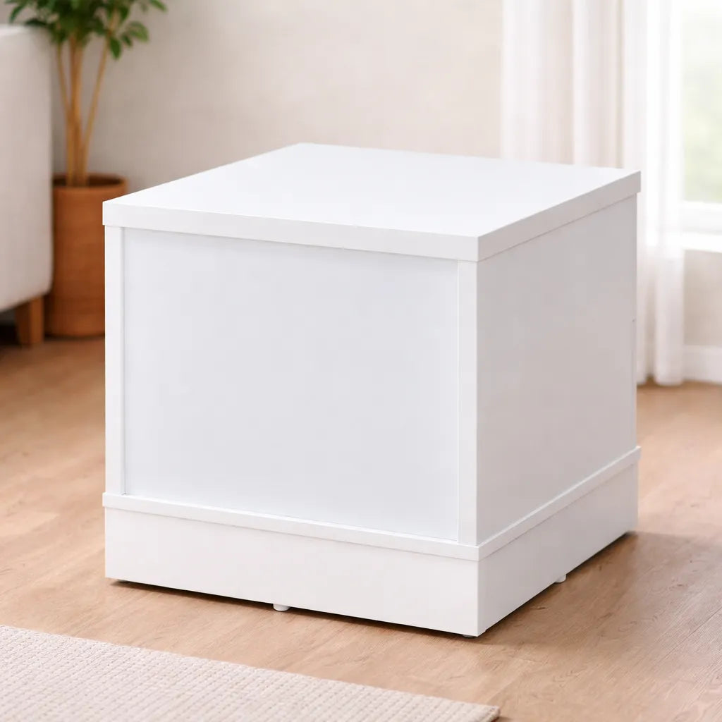 Compact Bedside Table with Two Drawers
