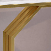 Contemporary Console Table with Bold Geometric Design