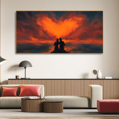 Painting with Floating Frame