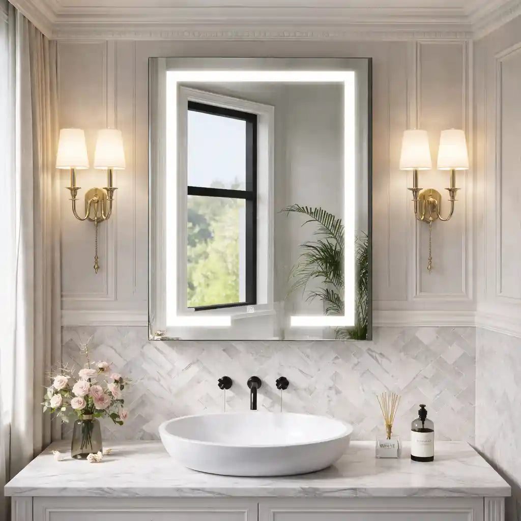 Daylight LED Mirror Cabinet with Touch Sensor and Minimalist Design