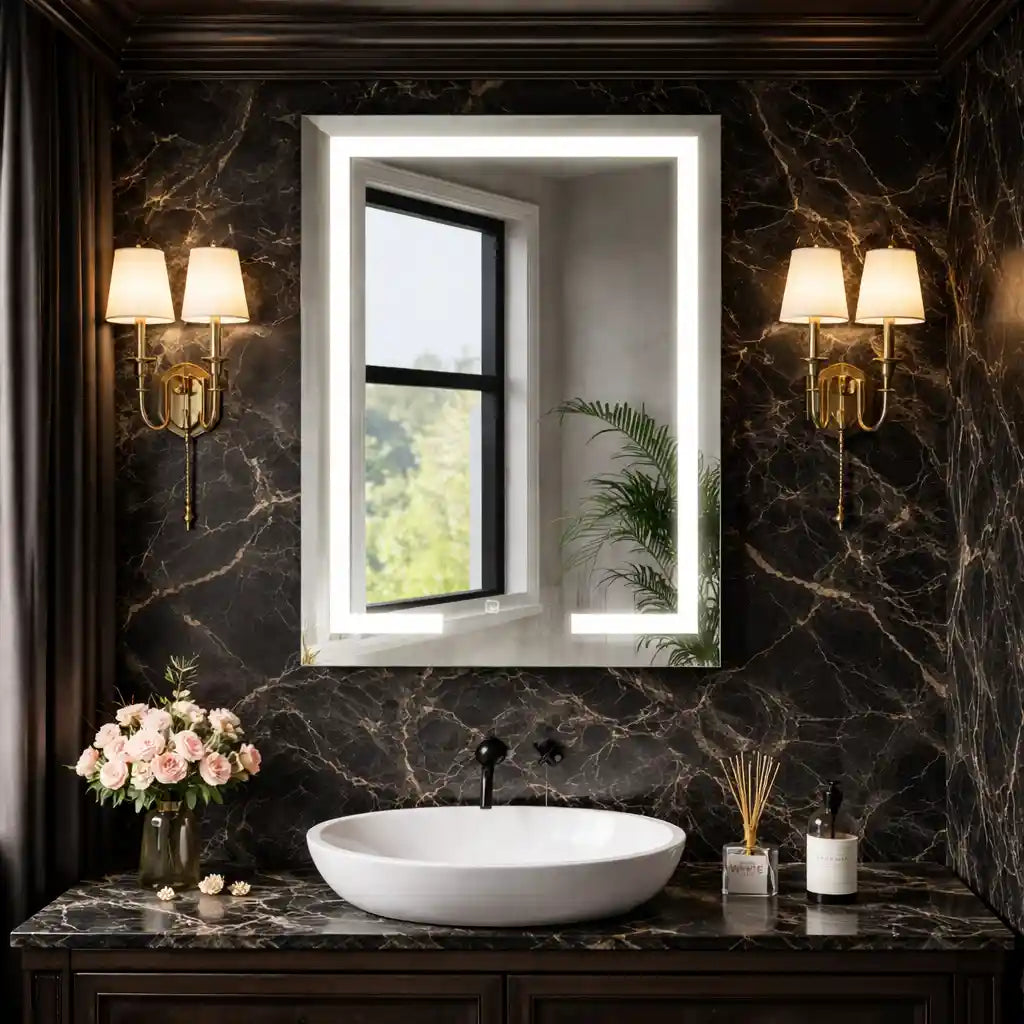 Daylight LED Mirror Cabinet with Touch Sensor and Minimalist Design