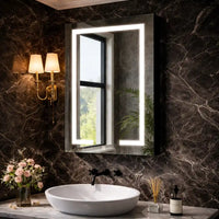 Daylight LED Mirror Cabinet with Touch Sensor and Minimalist Design