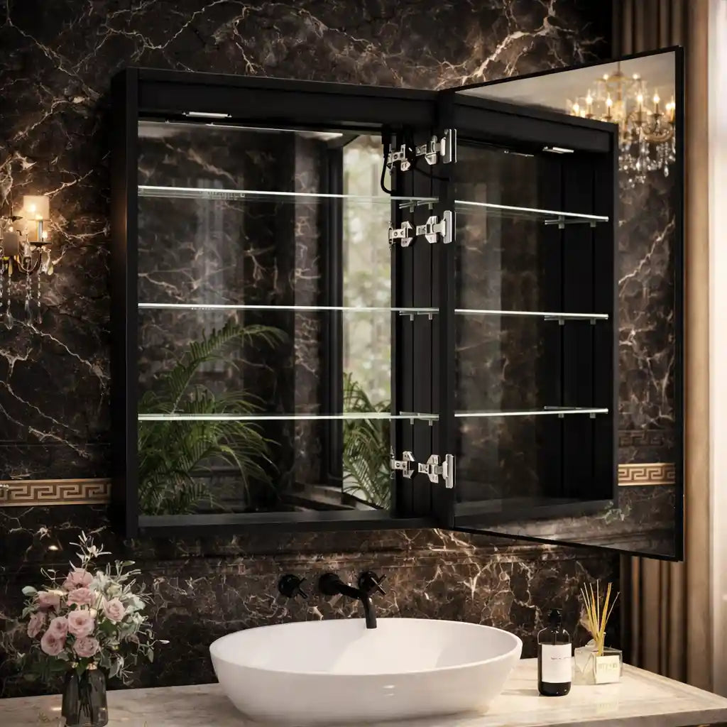 Daylight LED Mirror Cabinet with Touch Sensor and Minimalist Design