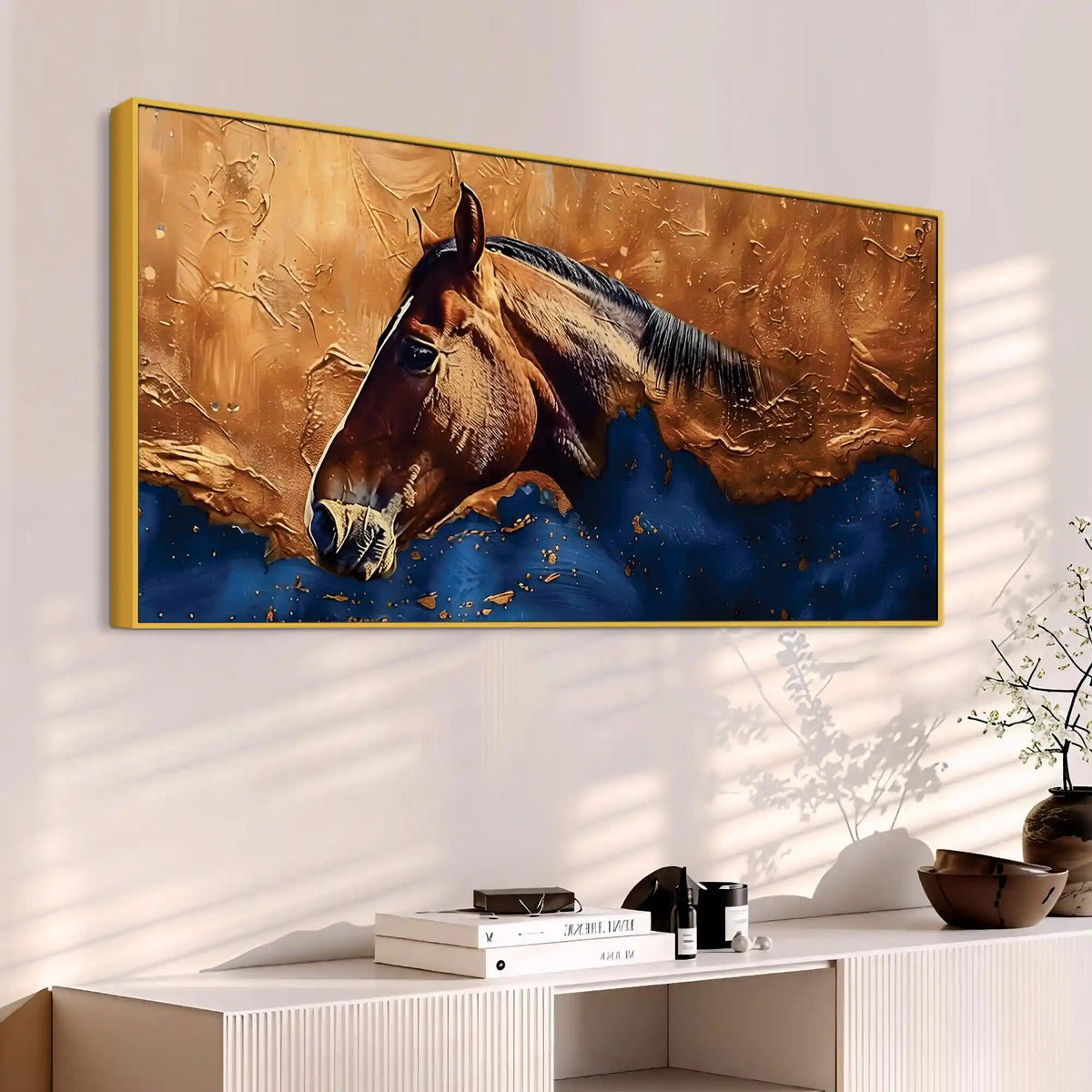 Decorative Abstract Horse Canvas Wall Painting