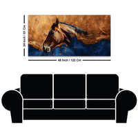 Decorative Abstract Horse Canvas Wall Painting