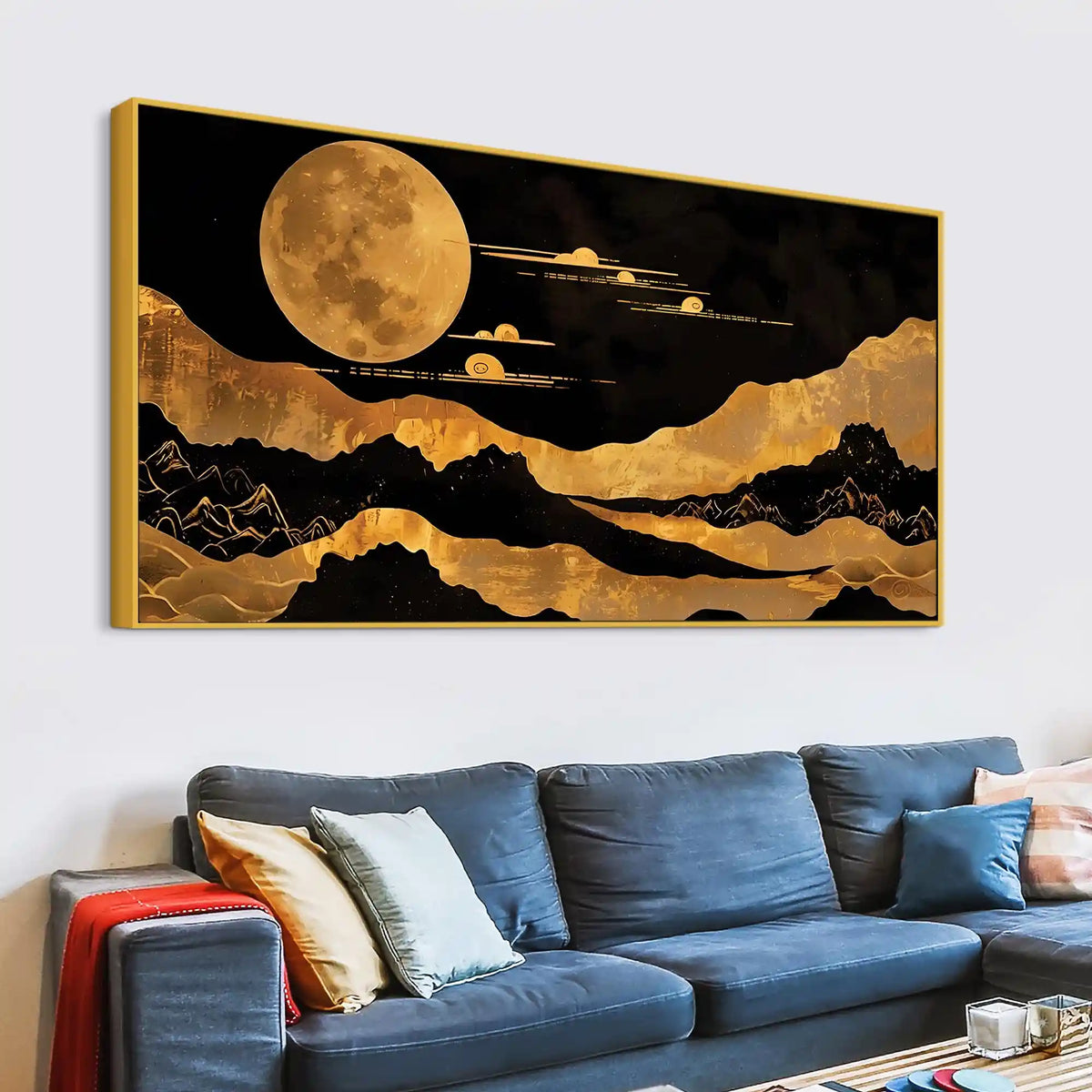 Decorative Abstract Mountain Canvas Wall Art Painting