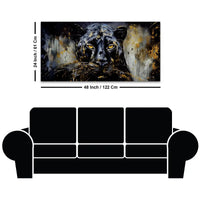 Decorative Black Panther Canvas Painting for Home Decor
