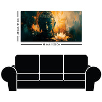 Decorative Buddha Wall Painting – Premium Home Style