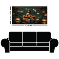 Decorative Buddha Canvas Wall Painting