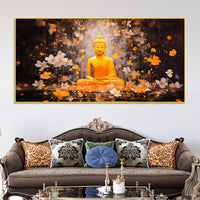 Decorative Buddha Canvas Wall Painting for Premium Home Styling