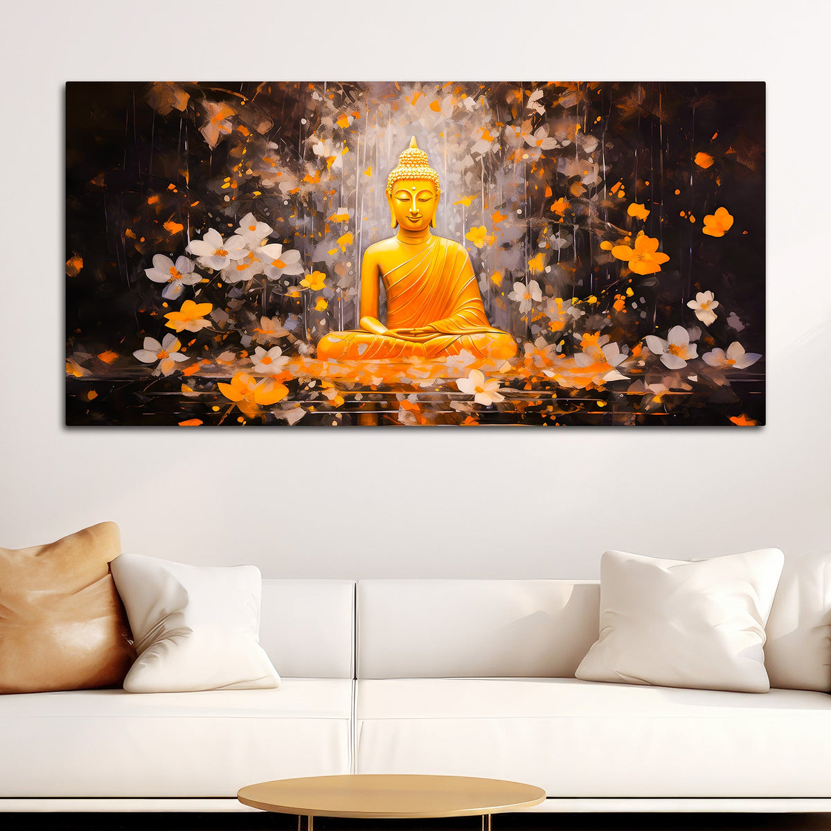 Decorative Buddha Canvas Wall Painting for Premium Home Styling