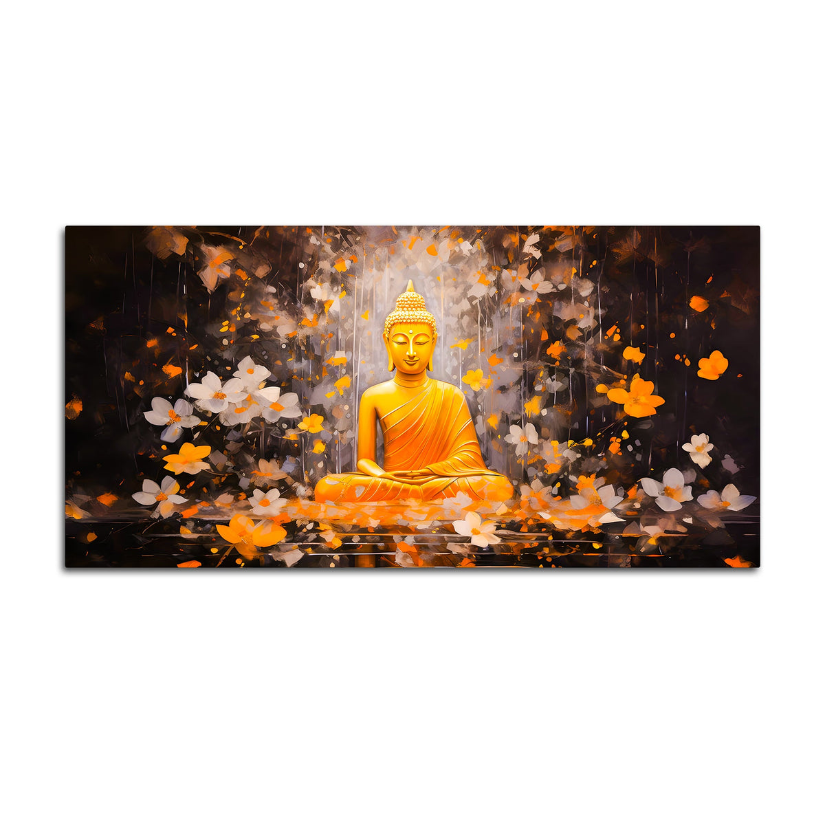 Decorative Buddha Canvas Wall Painting for Premium Home Styling