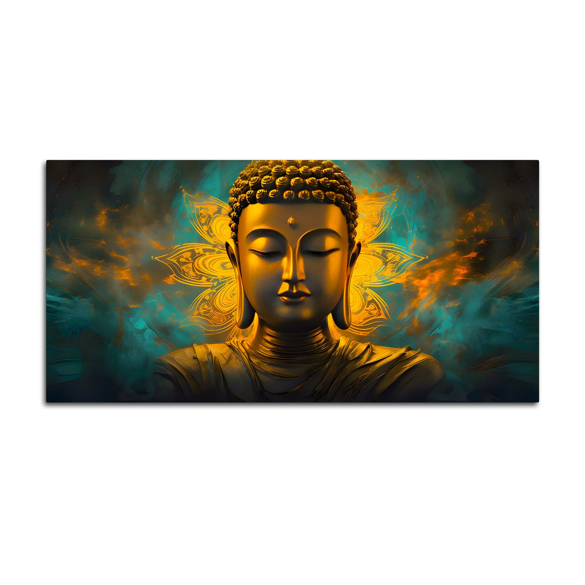 Decorative Buddha Wall Painting for Elegant Spaces