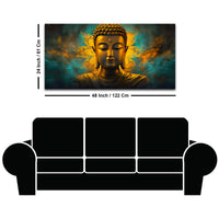 Decorative Buddha Wall Painting for Elegant Spaces