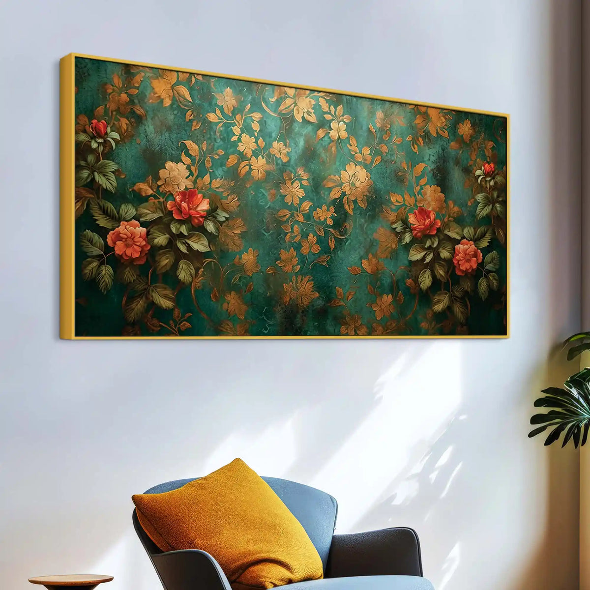 Decorative Floral Canvas Wall Painting for Home Decor