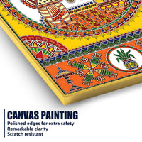 Decorative Indian Marriage Canvas Painting | Ethnic Home Wall Art