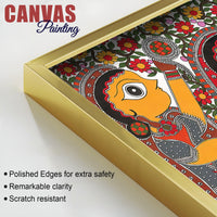 Decorative Indian Village Marriage Canvas Wall Painting