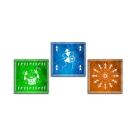 Decorative Warli Art Wall Hanging Painting Set of Three