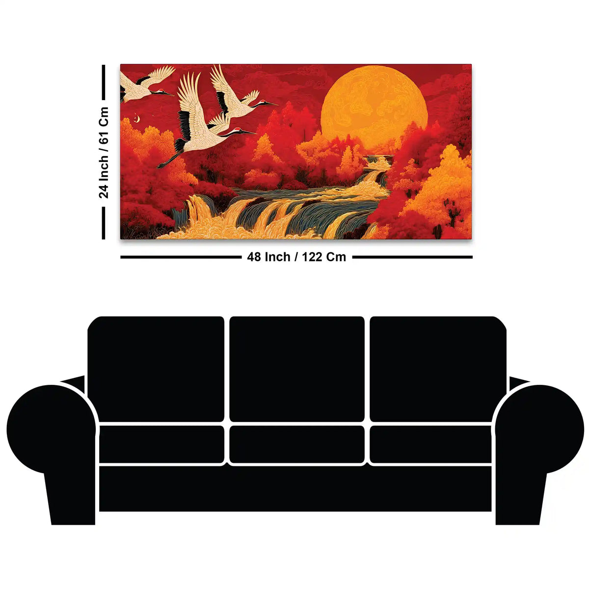 Designer Abstract Canvas Wall Art Painting for Wall Décor