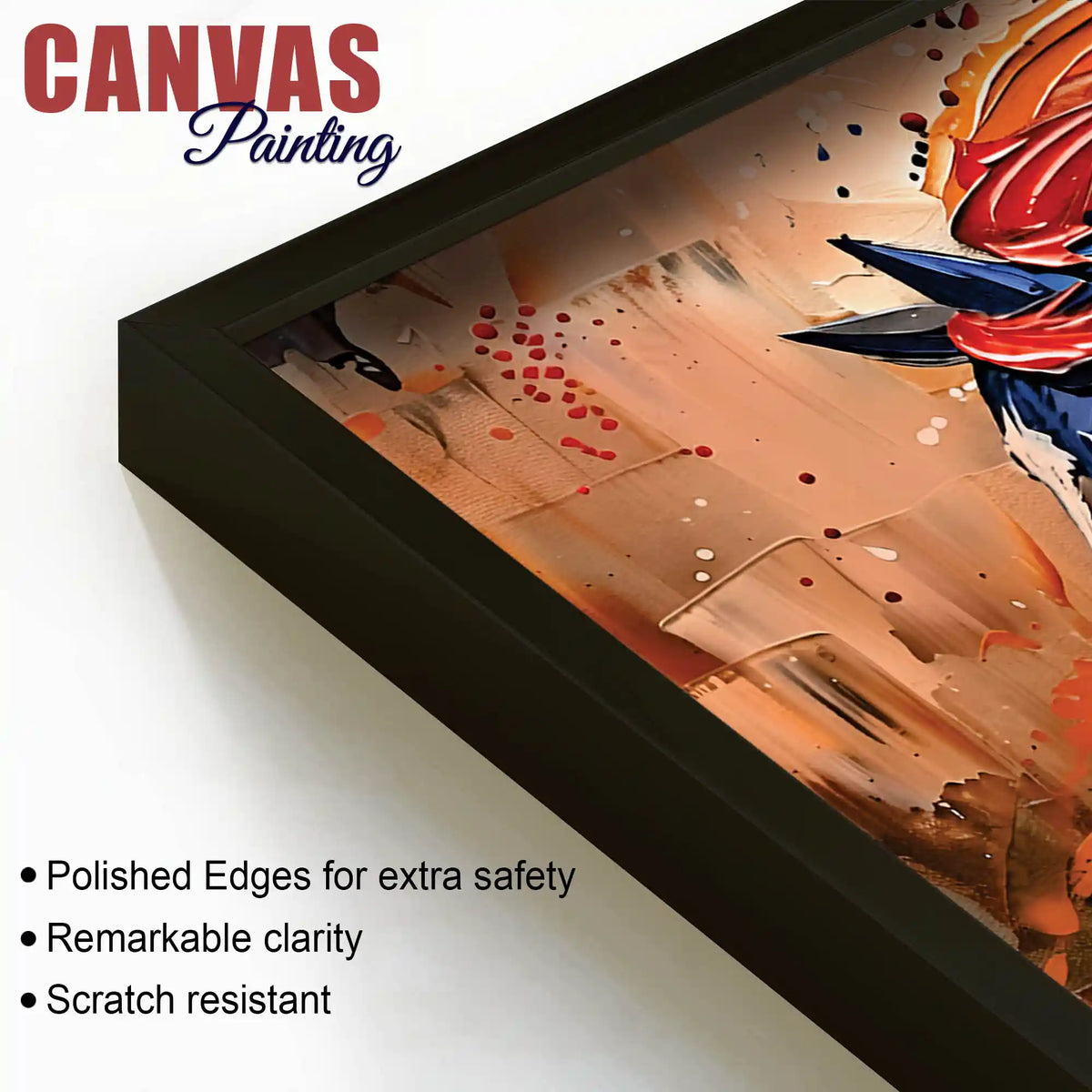 Designer Abstract Horse Canvas Wall Painting for Décor