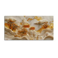 Designer Abstract Mountain Canvas Painting for Home Décor