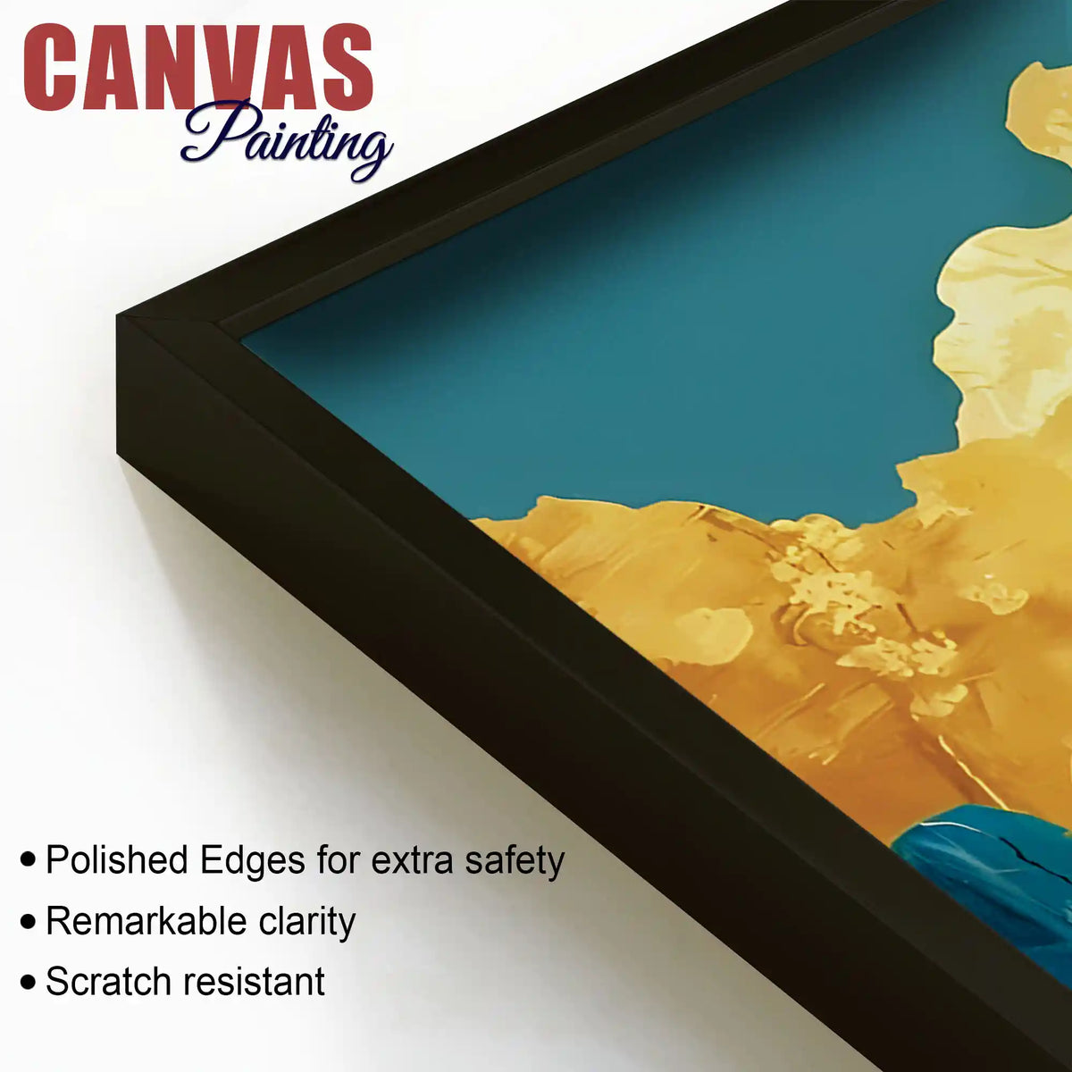 Designer Abstract Mountain Canvas Wall Painting
