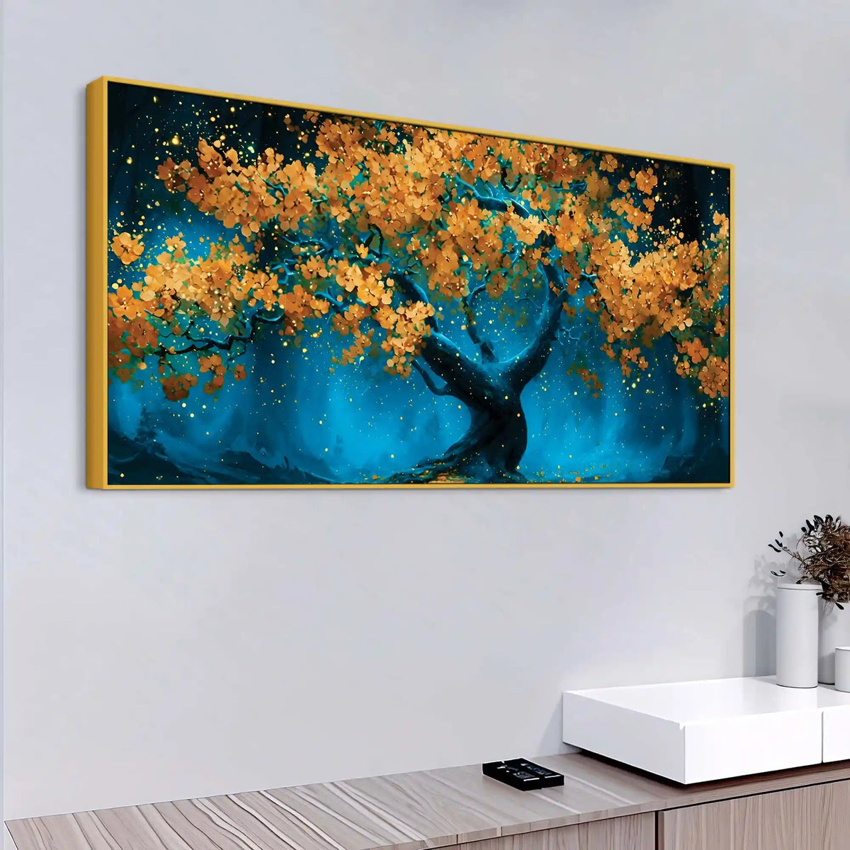 Designer Abstract Nature Canvas Painting for Home Décor