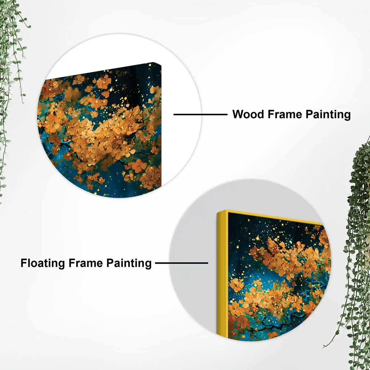 Designer Abstract Nature Canvas Painting for Home Décor