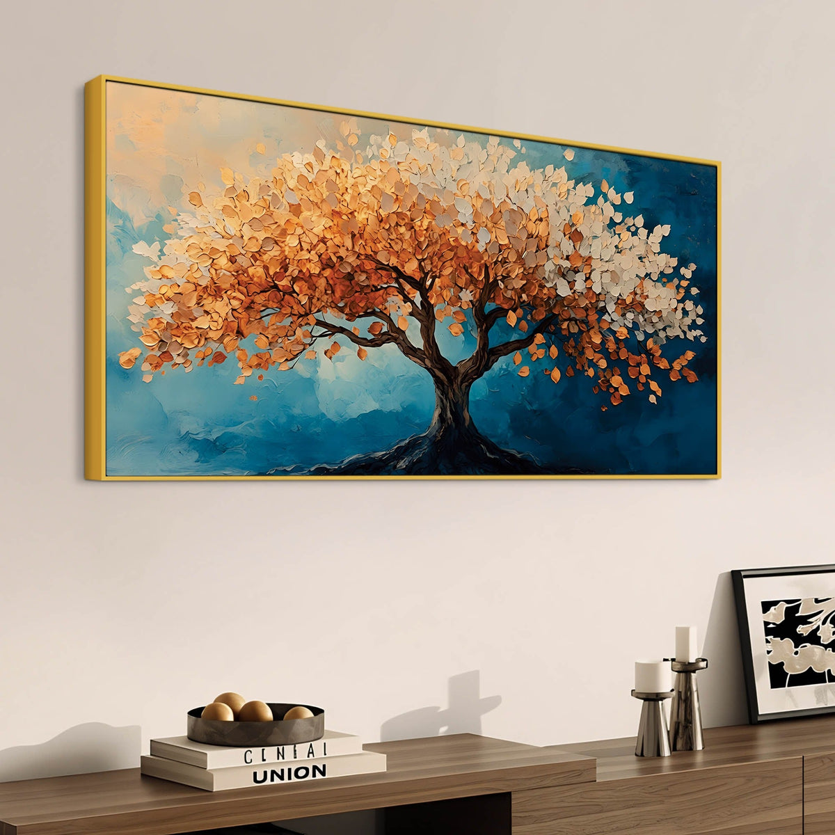 Designer Abstract Nature Canvas Painting for Wall Décor