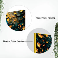 Designer Abstract Peacock Canvas Wall Painting for Home Decor