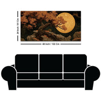 Designer Abstract Tree Canvas Wall Art Painting for Home Decor