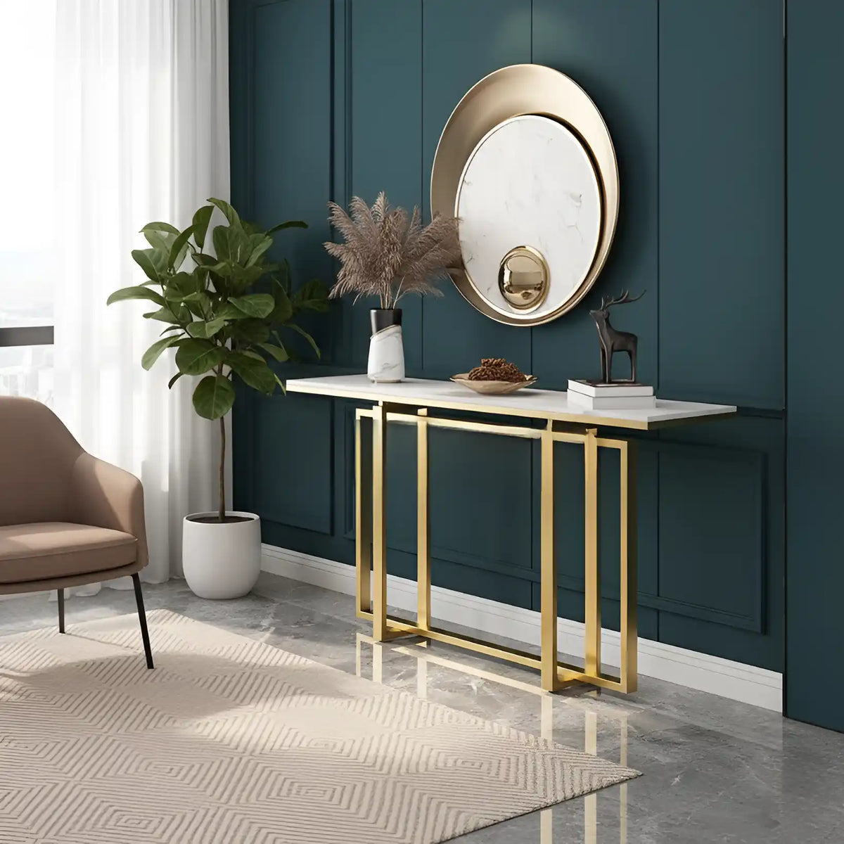 Designer Console Table for Hallway, Bedroom & Living Room