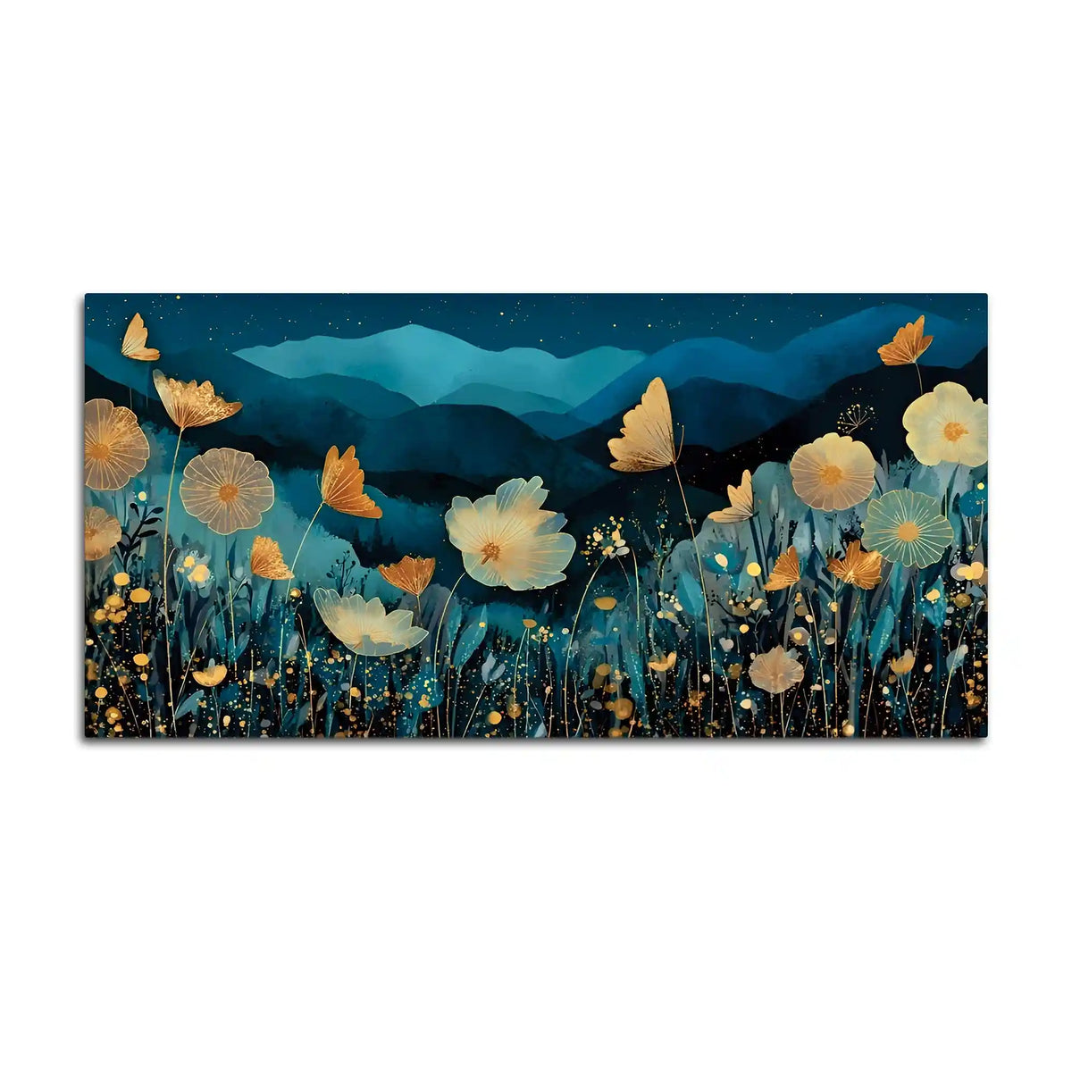 Designer Floral Canvas Wall Art Painting for Home & Office Décor