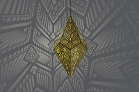 Designer Laser-Cut Hanging Lamp
