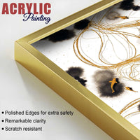 Designer Luxury Textured Acrylic Wall Art Painting Set of 3