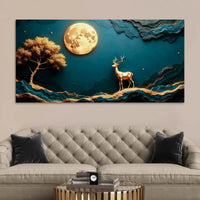 Designer Moon Night Luxury Wall Wall Decor Painting