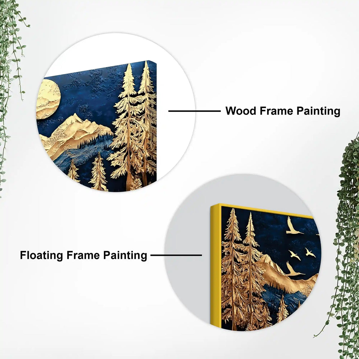 Designer Mountain Wall Art Canvas Painting for Wall Decor