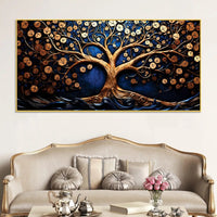 Designer Nature Tree of Life Canvas Painting for Home & Office Décor