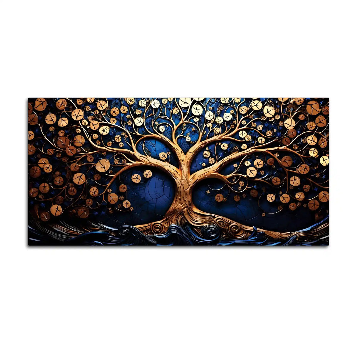 Designer Nature Tree of Life Canvas Painting for Home & Office Décor