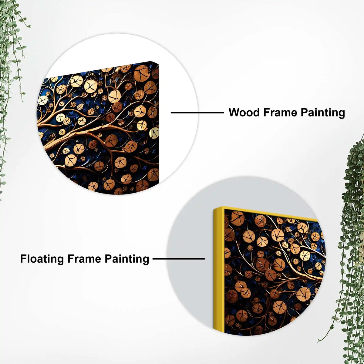 Designer Nature Tree of Life Canvas Painting for Home & Office Décor